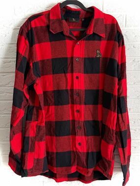October’s Very Own Drake OVO Buffalo Plaid Flannel Shirt Size 2X